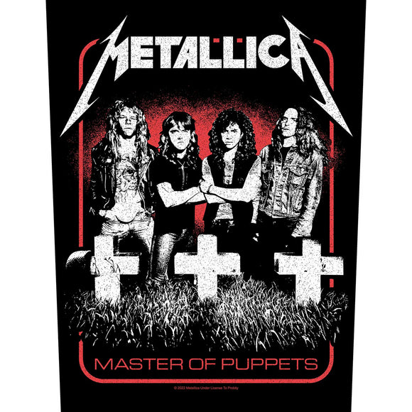 Metallica Band Back Patch: Master Of Puppets