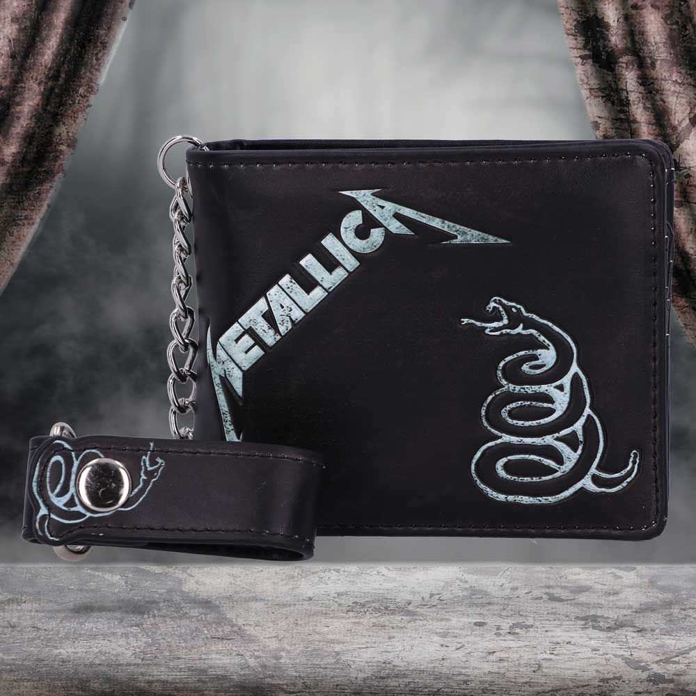 Metallica Black Album Wallet with Chain