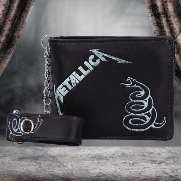 Metallica Black Album Wallet with Chain