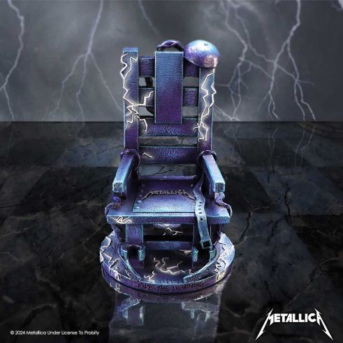 Metallica Ride the Lightning Blue Chair Ornament