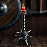 Meteor Hammer Medieval Gothic Candle Holder