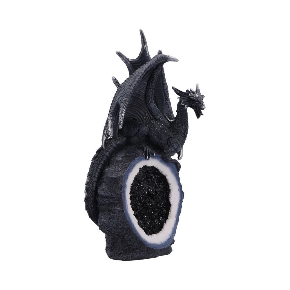 Midnight Crystal Overseer black dragon side view