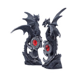 Midnight Protectors Set of 2 Dragon Figurines