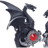 Midnight Protectors Set of 2 Dragon Figurines