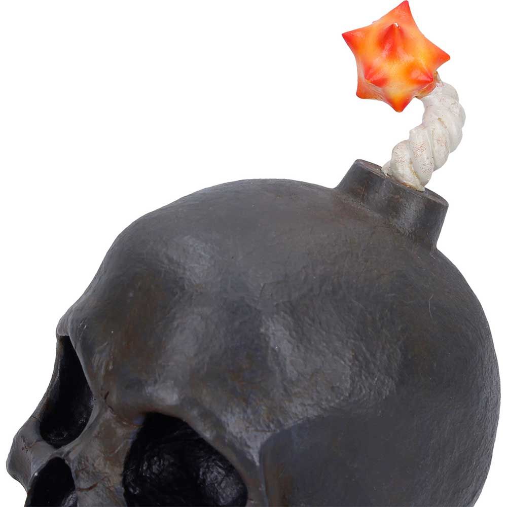 Mind Blown Skull Figurine