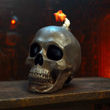 Mind Blown Skull Figurine