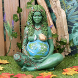 Mother Earth Painted Figurine