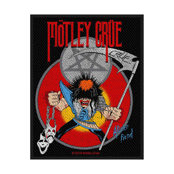 Motley Crue Sew-On Patch: Allister Fiend