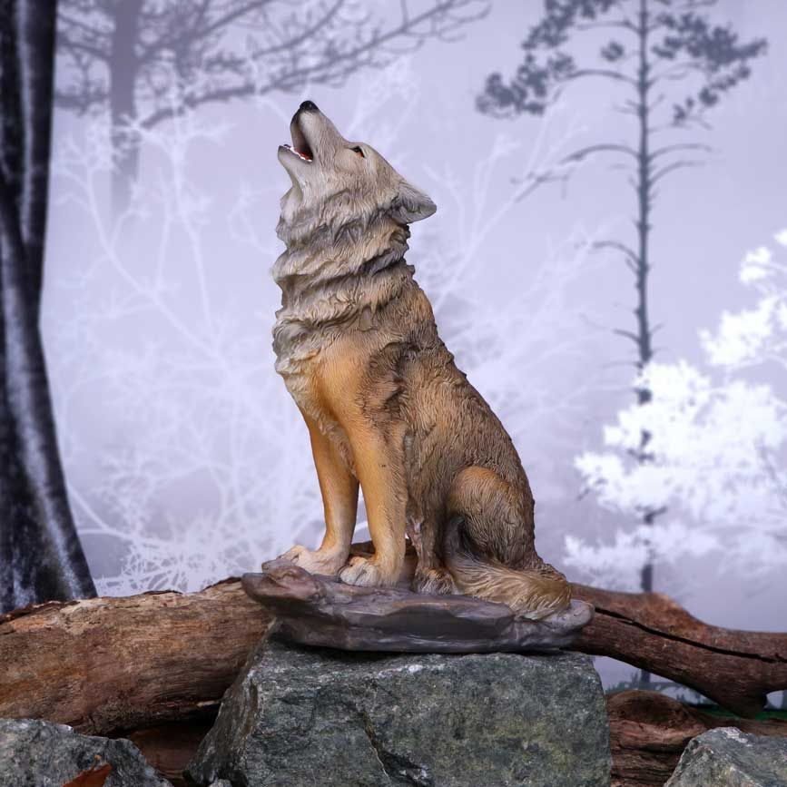 Mountains Cry Wolf Ornament