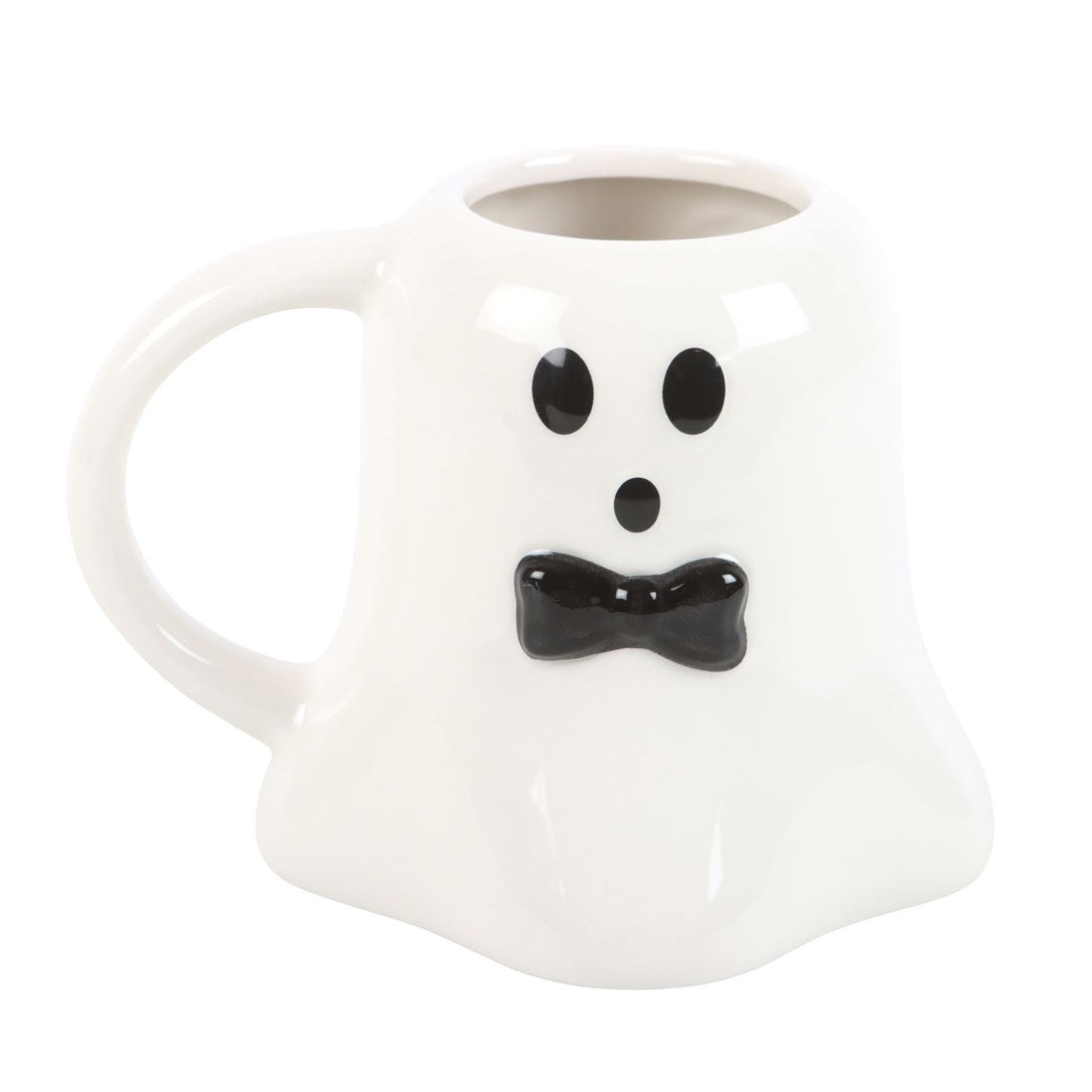 Halloween ghost shaped ceramic mug