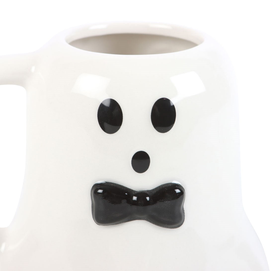 Mr Boo ghost mug front view