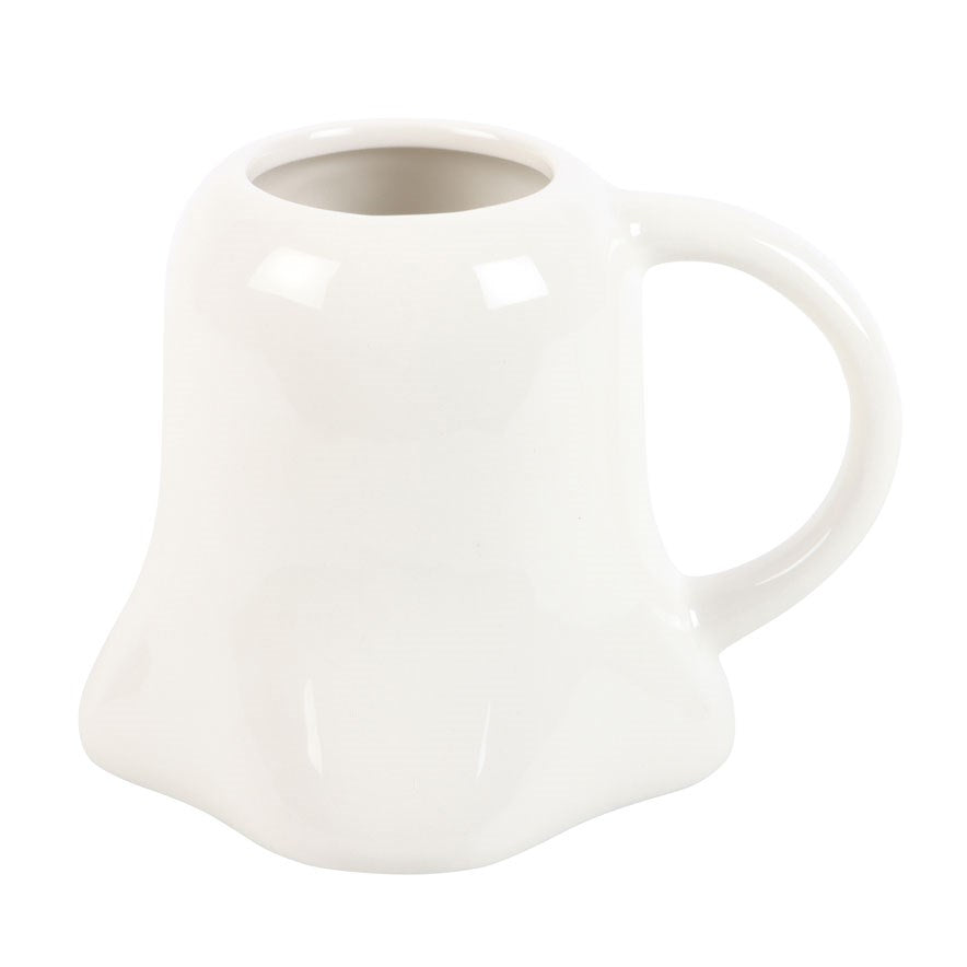 Mr Boo ghost mug side view