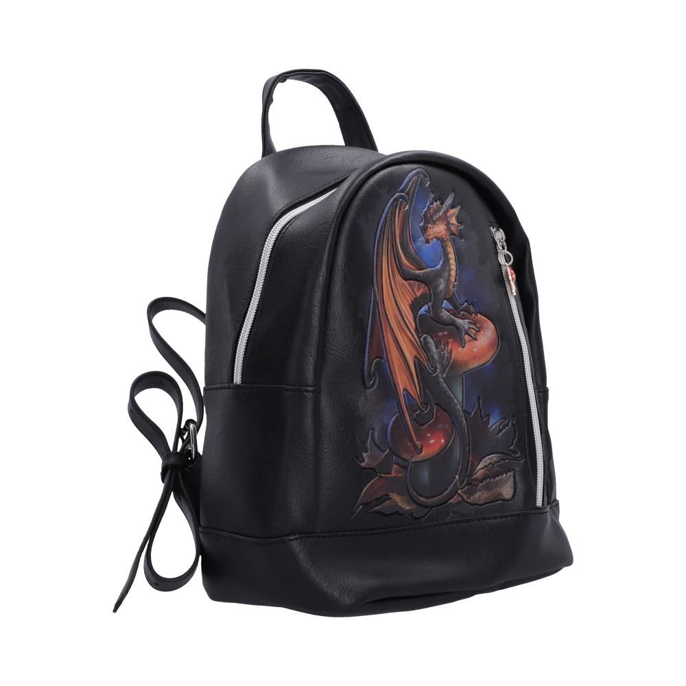 Mushroom Dragon Backpack showing side and front design