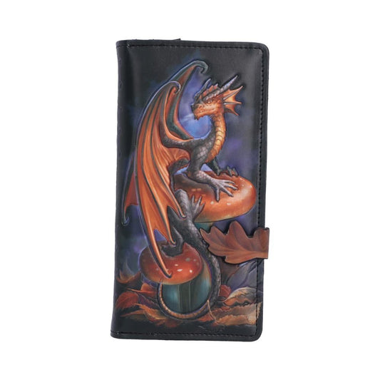 Mushroom Dragon purse by Anne Stokes with embossed dragon artwork