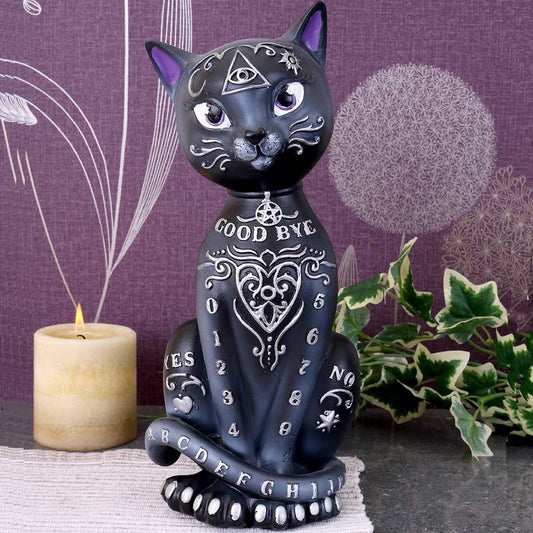 Mystic Kitty Ouija Board Black Cat Ornament
