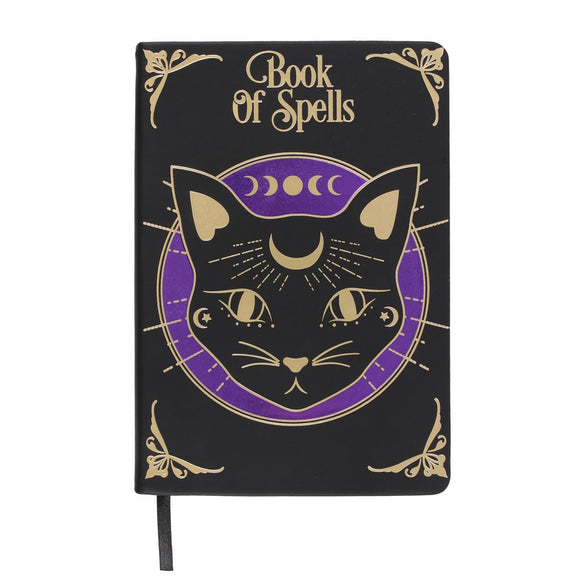 Mystic Mog Book of Spells Notebook