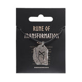 Rune of Transformation Viking Cord Necklace