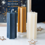 Gold Starry Night Star Shaped Taper Candle