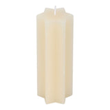 Cream Starry Night Star Shaped Taper Candle