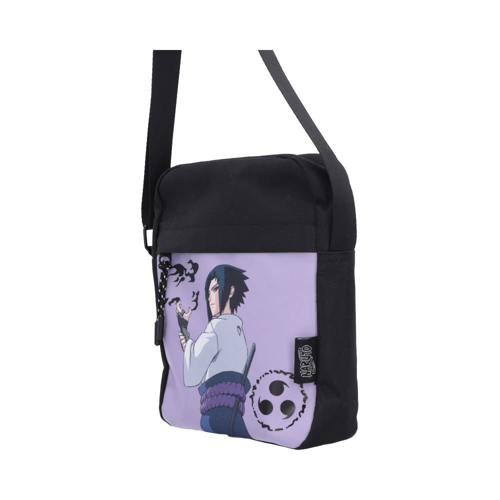 Sasuke Uchiha Naruto Crossbody Bag front view
