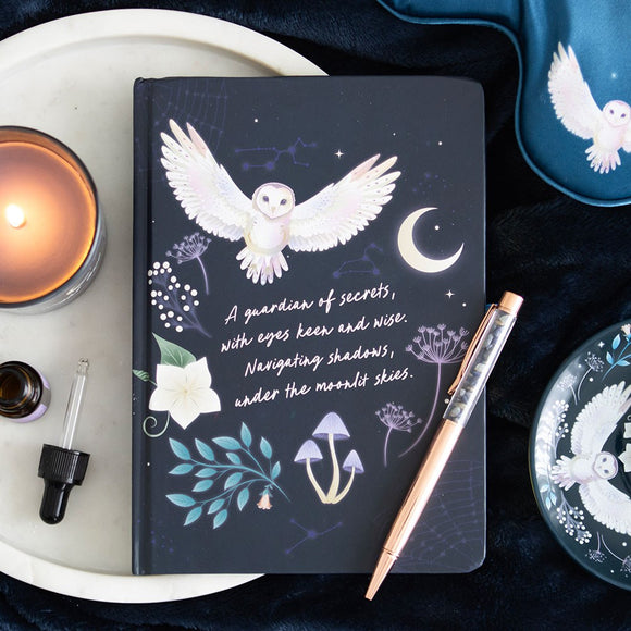 Night Owl Notebook with Sodalite Pen