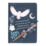 Night Owl Notebook with Sodalite Pen