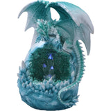 Northern Lights Light Up Dragon Geode Ornament