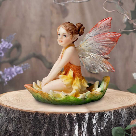 Olivia Orange Fairy Figurine