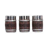 One Piece pirate barrel shot glasses