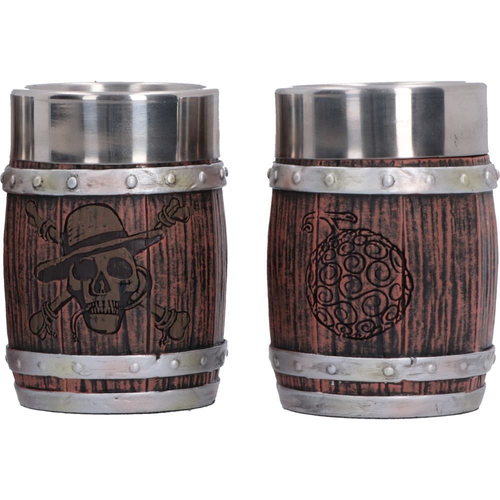 One Piece shot glass engraved designs