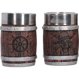 One Piece shot glass symbol detail