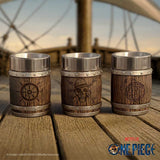 One Piece Barrel Shot Glass Set of 3