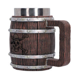 One Piece barrel tankard side view