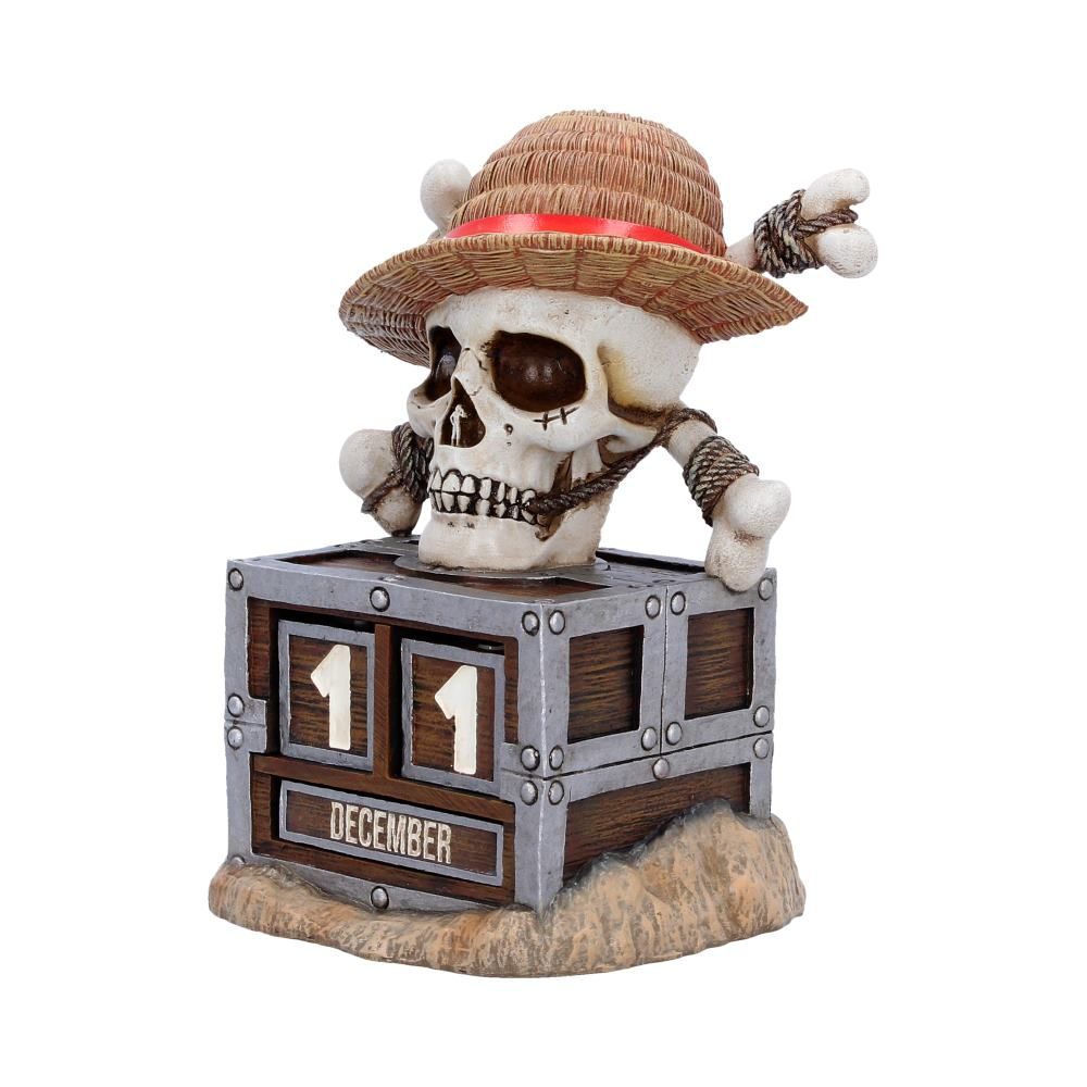 Luffy Straw Hat Jolly Roger perpetual calendar