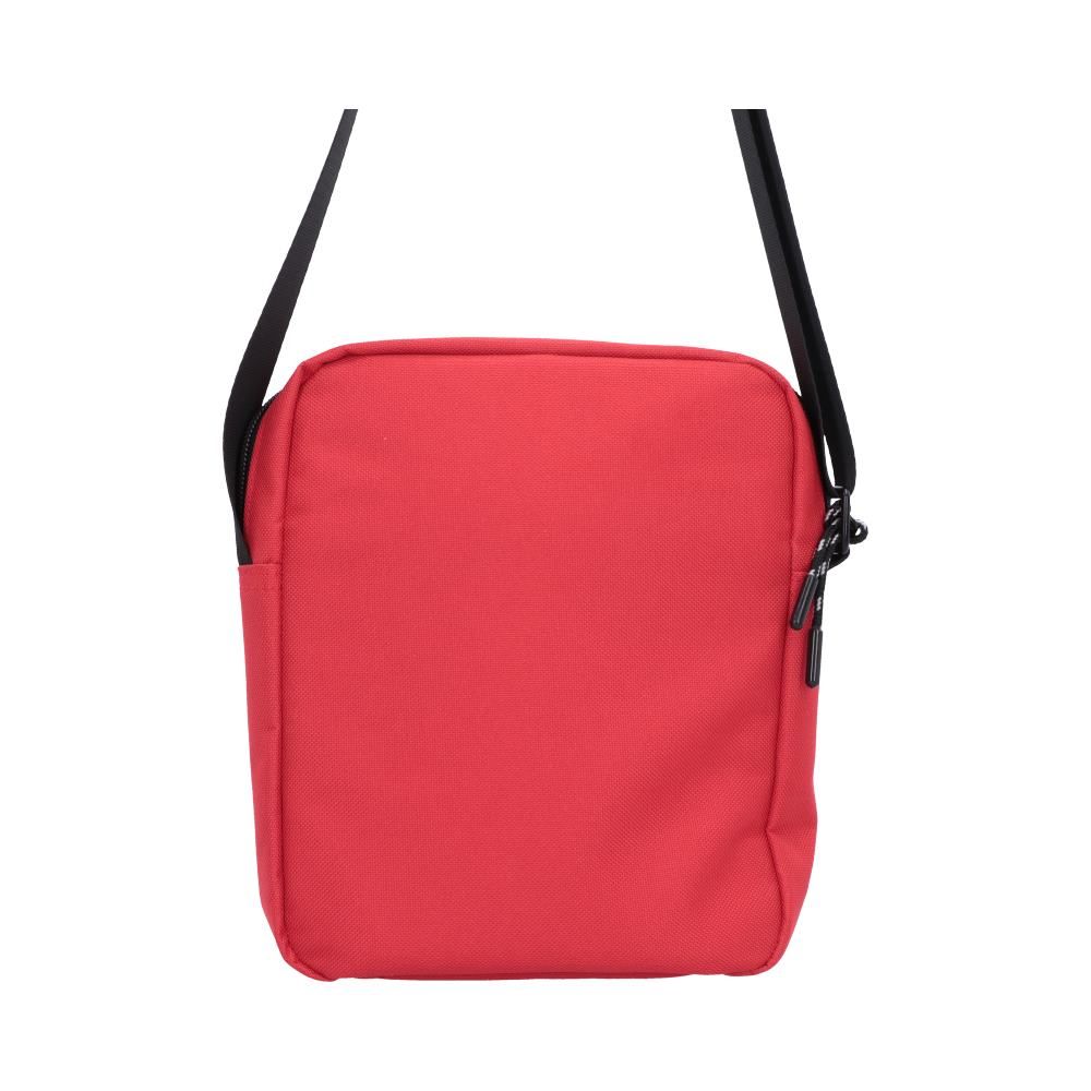 One Piece red crossbody bag rear view