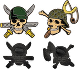 One Piece - Zoro & Usopp Pin Badge Set