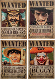 One piece wanted magnet set