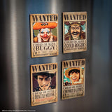 One piece wanted magnet set