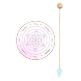 Opalite Crystal Pendulum Divination Kit