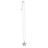 Opalite Star Necklace Greetings Card