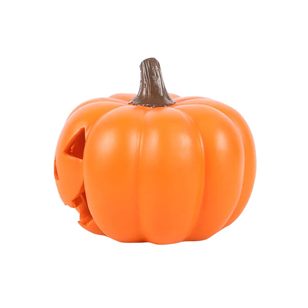 Halloween pumpkin incense holder side view
