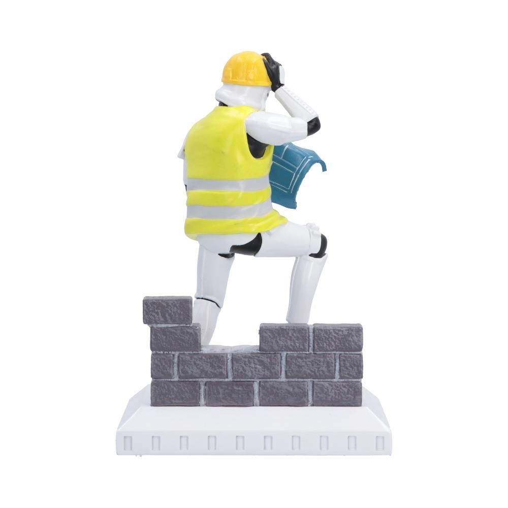 Stormtrooper Hit a Brick Wall figurine rear view
