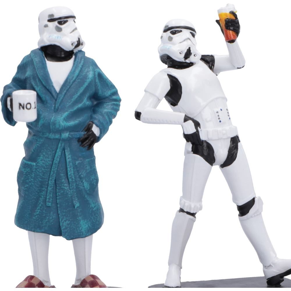 Living for the Weekend Stormtrooper figurine close up