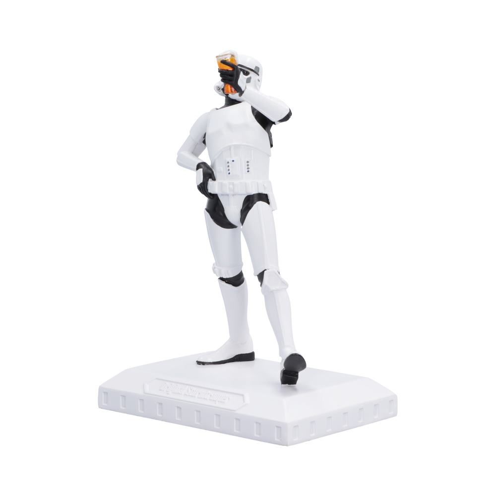 Raise a Glass Stormtrooper figurine side view