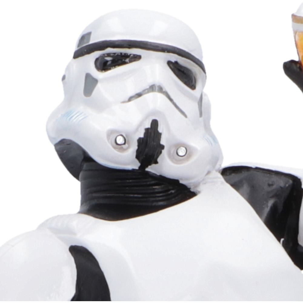 Original Stormtrooper helmet detail on Raise a Glass figurine