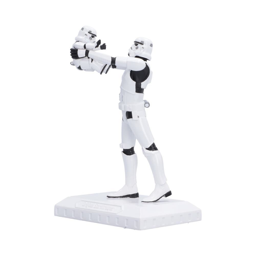 Who’s the Daddy Stormtrooper figurine side view