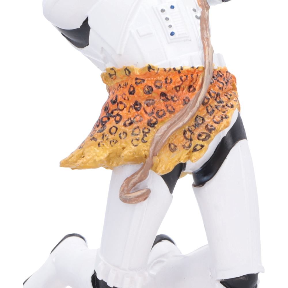 Wild at Heart Stormtrooper leopard print skirt detail