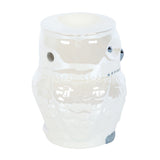Owl Shaped Iridescent Oil Burner and Wax Warmer