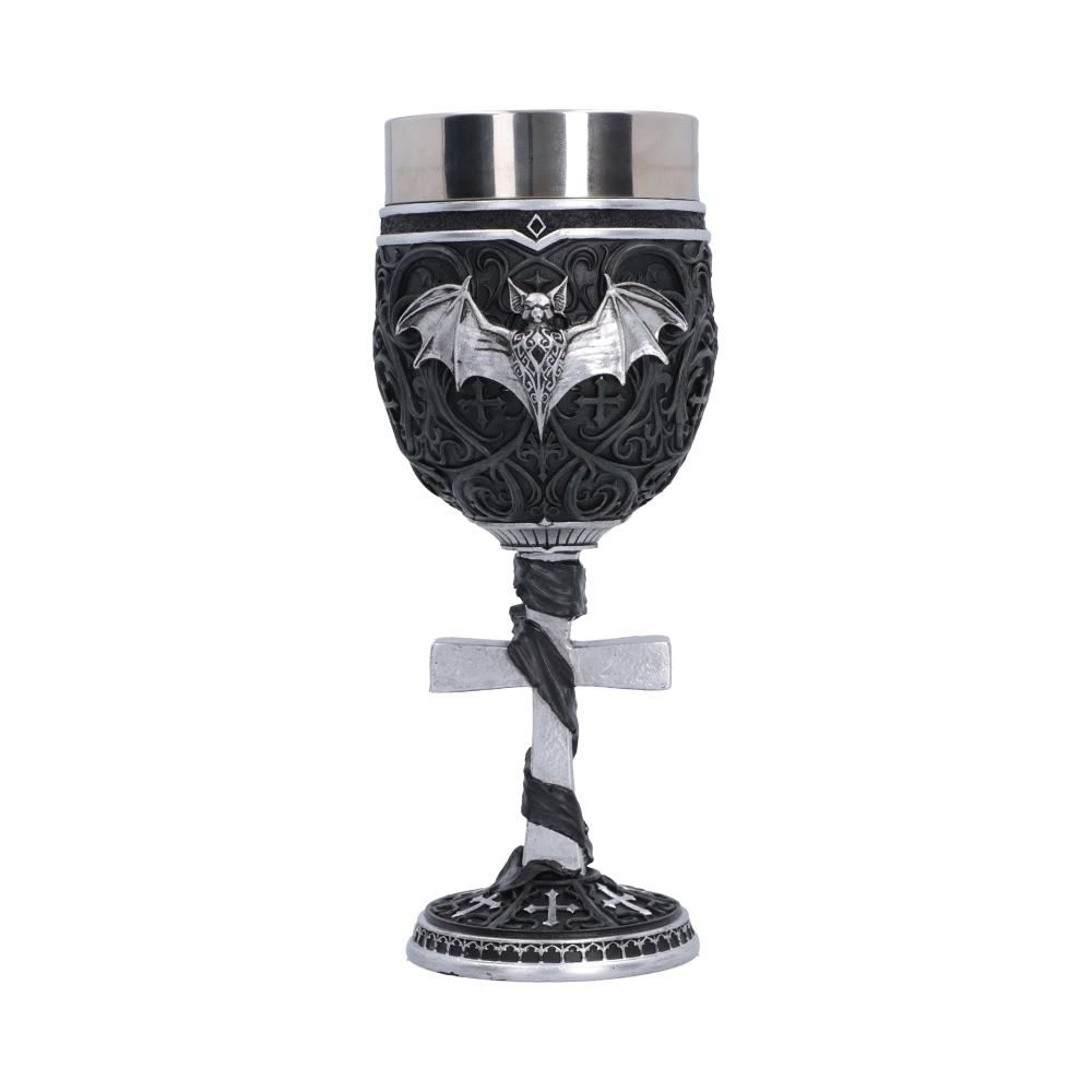 Ozzy Osbourne goblet bat design rear view