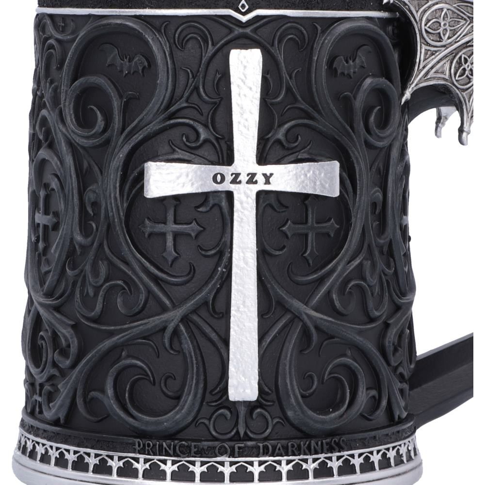 Prince of Darkness tankard silver cross detail